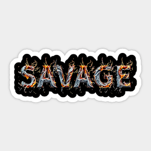 Savage Sticker